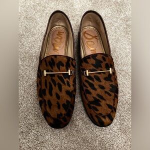 Sam Edelman Lior Brown Leopard Loafer